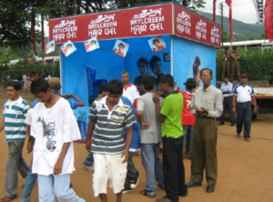 Brylcreem Activation Stall